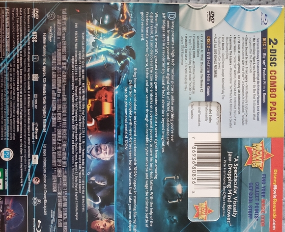 2 Blu-Ray Movies I am Four/Tron - Picture 6 of 6